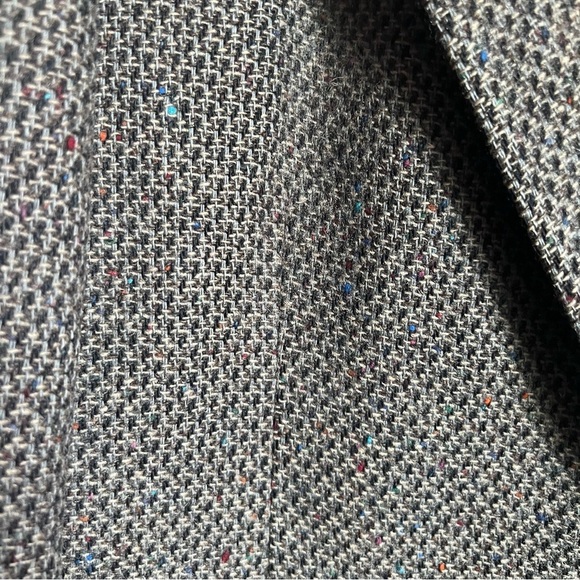 Pierre Cardin Vintage 100% Wool Grey Blazer Classic Preppy Retro Grandpa Unisex - Picture 4 of 13